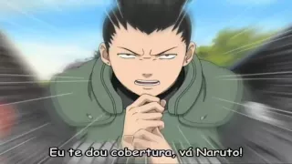 Naruto,Shikamaru e Chouji Vs Sai (Full Fight) - Legendado em PT-BR (HD)