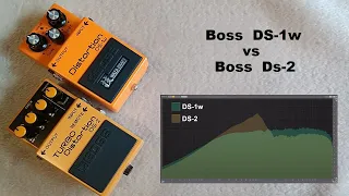 Boss DS-1w vs DS-2 Tone Control Comparison