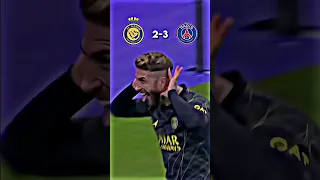 The last dance🐐❤┃PSG vs Al-Nassr🔥#trending #shorts #football #viral #4k #fyp #messivsronaldo#itzsunn