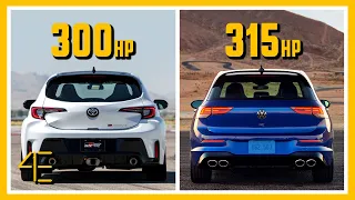 Toyota GR Corolla vs Volkswagen Golf R | Car Spec Comparison | 4enthusiasts