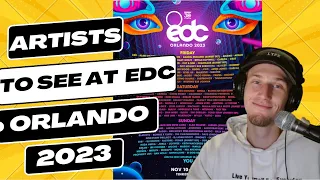 EDC Orlando 2023 Lineup Recommendations & Artist Info