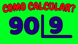 COMO CALCULAR 90 DIVIDIDO POR 9?| Dividir 90 por 9