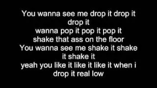 Ester Dean Ft. Lil Wayne - Drop It Low Remix (LYRICS ON SCREEN!!!).mp4