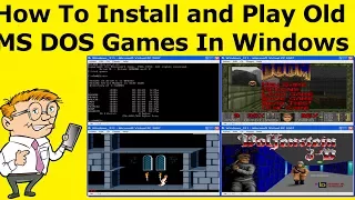How To Install and Play Old MS DOS Games In Windows