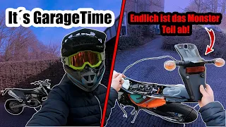 It's GarageTime! - Das TUNING an meiner KTM 450 EXC-F GEHT LOS! | Licht, Spiegel, Kennzeichenhalter!