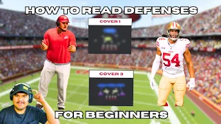 How To Read Defenses For Beginners | Football Training | Madden 24