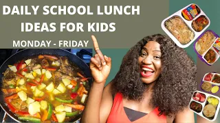 WHAT MY NIGERIAN 🇳🇬 CHILDREN EAT AS SCHOOL LUNCH || 5 SCHOOL LUNCH IDEAS FOR KIDS