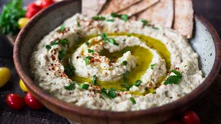 How To Make Baba Ganoush Lebanese Roasted Eggplant Dip Recipe