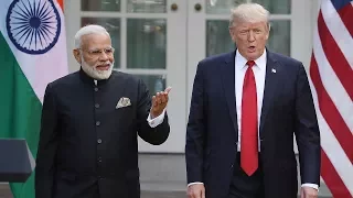 A new era for relations? Trump welcomes Modi at White House