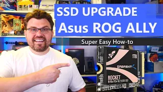 Asus ROG ALLY SUPER EASY SSD Install / Upgrade How-to Asus Cloud Recovery