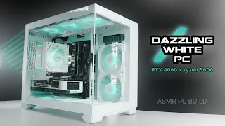 A Dazzling White Panoramic PC / ASMR PC Build