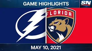 NHL Game Highlights | Lightning vs. Panthers - May 10, 2021