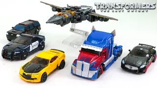 Transformers 5 TLK Optimus Prime Bumblebee Drift Megatron Barricade Berserker Car Vehicle Robot Toys