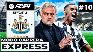 EL NUEVO RETO de JOSE MOURINHO! | FC 24 Modo Carrera Express: Newcastle #10