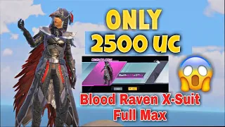 $2500 UC BLOOD RAVEN X-SUIT Create Opening | PUBG MOBILE