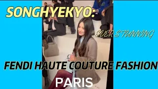 SongHyeKyo in Paris|FENDI HAUTE COUTURE FASHION WEEK| 01.25.2024