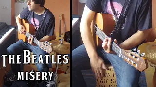 The Beatles - Misery (acoustic guitar cajon cover)