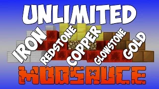 Unlimited Iron, Gold, Copper, Redstone & Glowstone - Modsauce 1.7.10 - Modded Minecraft