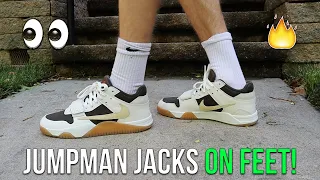 TRAVIS SCOTT JUMPMAN JACK "SAIL" ON FEET REVIEW/UNBOXING! (Worth the Cop?)