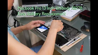 Macbook Pro 13 inch Unibody Battery Replacement