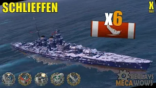 Schlieffen 6 Kills & 221k Damage | World of Warships Gameplay