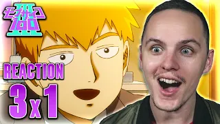 MOB AND REIGEN GOODNESS IS BACK!! | Mob Psycho 100 Season 3 Episode 1 Reaction