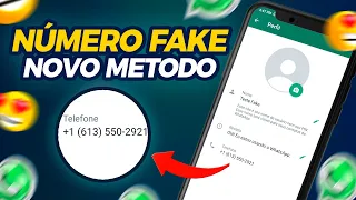 COMO CRIAR NÚMERO FAKE PARA WHATSAPP 100% FUNCIONANDO