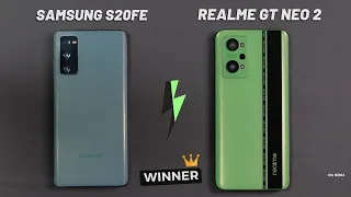 Samsung S20 FE vs Realme GT Neo 2 Speed Comparison | ONE UI Vs Realme UI ⚡⚡