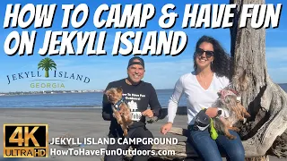 How to Camp & Have Fun on Jekyll Island GA in 4K // Jekyll Island Campground