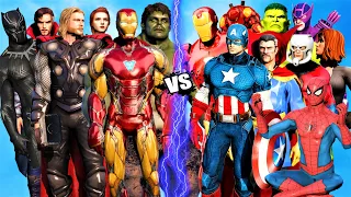 THE AVENGERS vs THE AVENGERS (Classic) - Epic battle