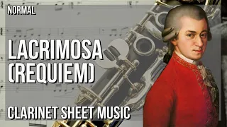 Clarinet Sheet Music: How to play Lacrimosa (Requiem) by Wolfgang Amadeus Mozart
