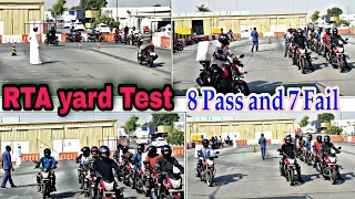 RTA motorcycle driving license. bike Yard final Test LLST / MLST Test dubai  #uae #driving #license