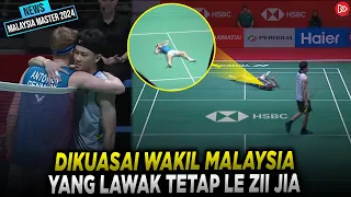 Sempat PANAS Dengan BAM😱 Beginilah Aksi KONYOL & KEBERUNTUNGAN Lee Zii Jia Di Malaysia Masters 2024🔥