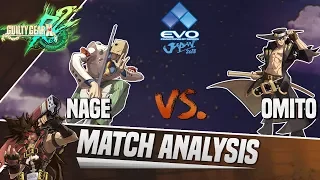 Guilty Gear Xrd Match Analysis: EVO Japan 2018 GRAND FINALS - Nage vs. Omito