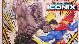 Unboxing The BIGGEST and BEST Iconix Heroclix Set Yet! The Death of Superman!