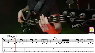Guns N' Roses - Don't Cry -  Standard Tuning (Bass Cover with Tabs&Sheet Music)