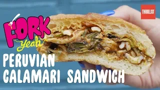 Peruvian Spicy Calamari Sandwich || Fork Yeah: Llamita