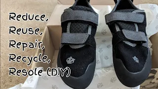 DIY Climbing Shoe Resole (BEGINNER LEVEL CLIMBING)