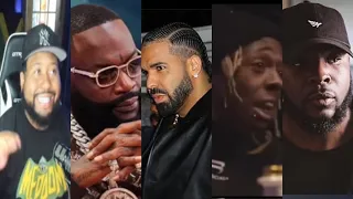 What Ross mean? Akademiks reacts to Rick Ross Alluding he wrote for Drake & Taxstone on Kdot Diss!