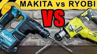 PROFI LIGA vs BAUMARKT! MAKITA BOHRHAMMER vs RYOBI! - WERKZEUG NEWS #02