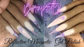 Bornpretty PR Reflective Magnetic Gel Polish| Spring 3D Butterfly Nails