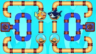 Save The Fish Game Fishdom Pull The Pin Level 2740+ Gameplay
