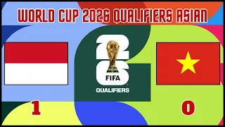 Indonesia 1-0 Vietnam | World Cup 2026 Qualifiers Asian leg1 |Highlights