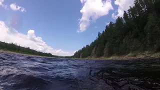 Сплав по реке Чульман, Якутия