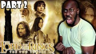 Lord Of The Rings: The Two Towers Reaction | THE LEGENDARY BATTLE!!!! Part 2/2