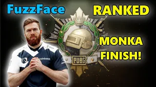 FuzzFace - MONKA FINISH! - SQUADS - PUBG RANKED