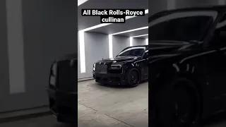 All Black rolls-royce cullinan #shorts #rollsroyce