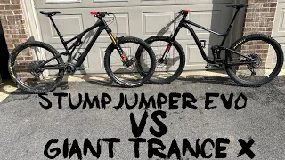 Stumpjumper EVO vs Giant Trance X