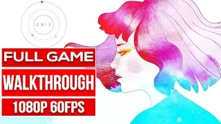 GRIS 100% (Achievements + Secret Scene) Gameplay Walkthrough FULL GAME No Commentary [1080p 60fps]