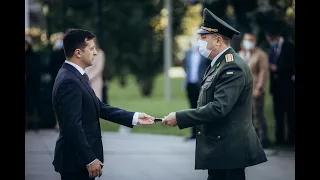 Почесні найменування та державні нагороди: Президент привітав гвардійців із Днем захисника України
